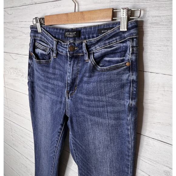 Judy Blue Jeans Womens Size 30 Blue Skinny Fit Cotton Blend Stretch Everyday - Picture 8 of 16
